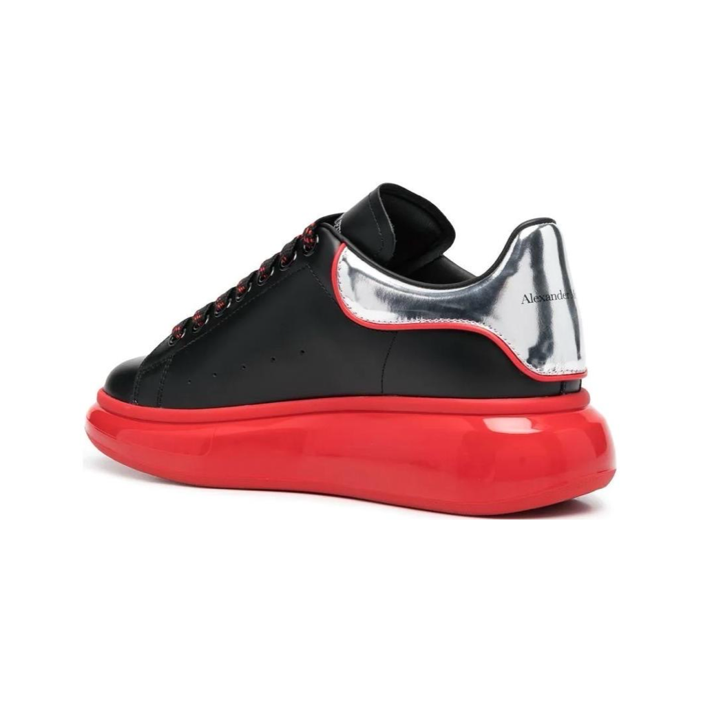 Alexander McQueen Oversized Sneaker 'Black Silver Lust Red