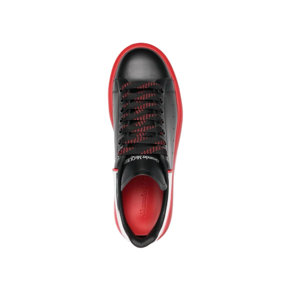 Alexander McQueen Oversized Sneaker 'Black Silver Lust Red