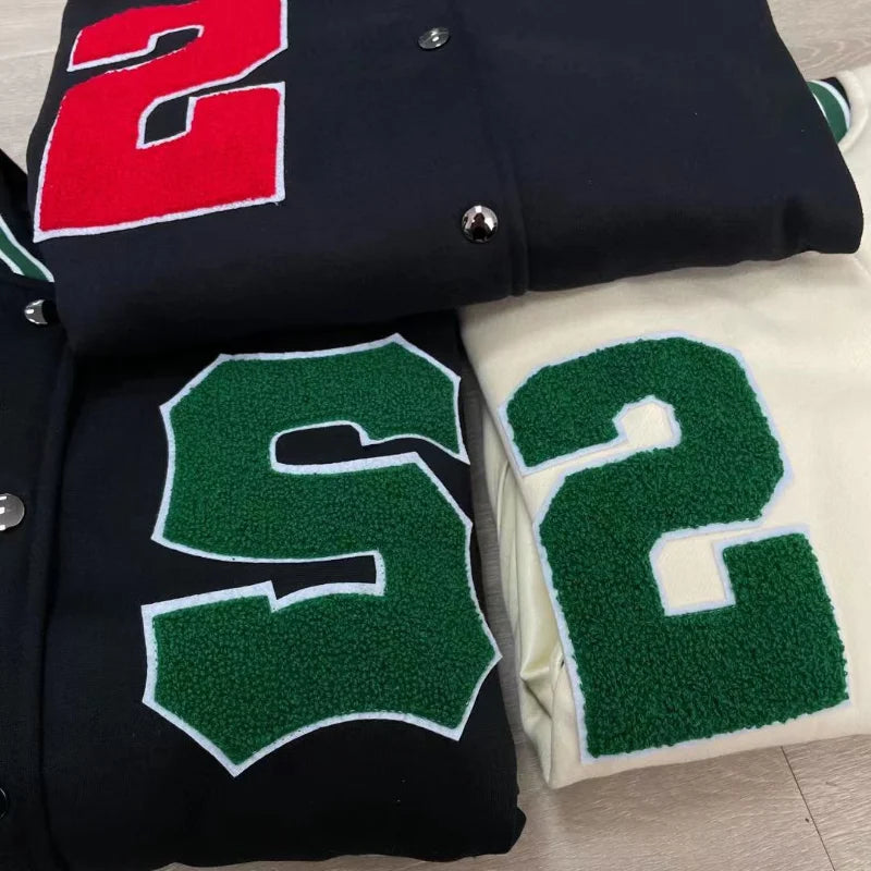 European and American coats women's street retro baseball jacket