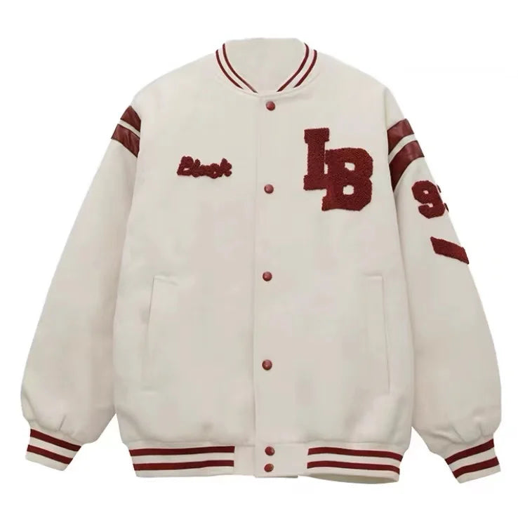 European and American coats women's street retro baseball jacket