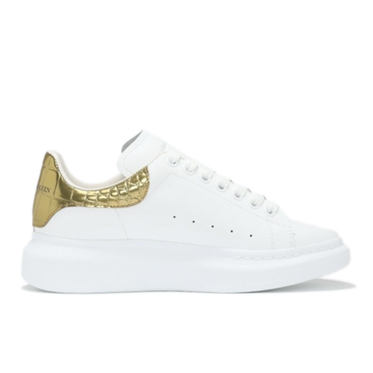Alexander McQueen Oversized Sneaker 'Gold Crocodile