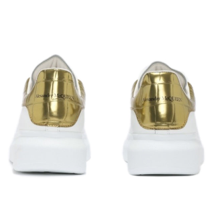 Alexander McQueen Oversized Sneaker 'Gold Crocodile