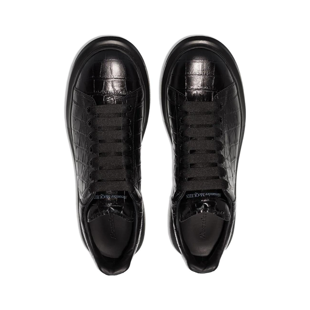 Alexander McQueen Oversized Sneaker 'Croc Black'