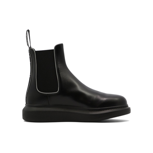 Alexander McQueen Leather Chelsea Boots 'Core Black' 682486WIB511081 #