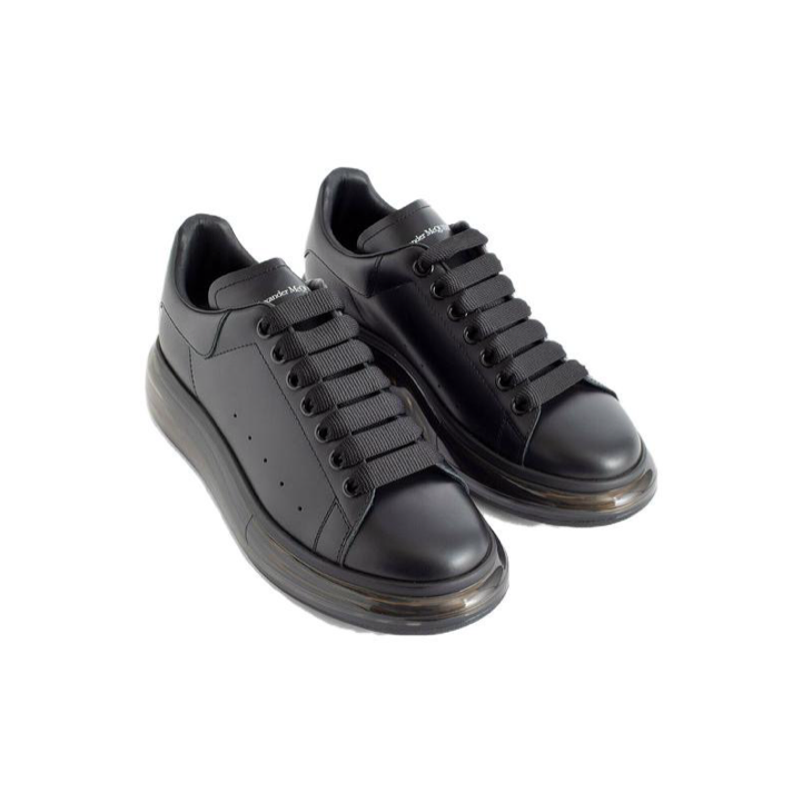 Alexander McQueen Oversized Sneaker 'Black Shiny Sole