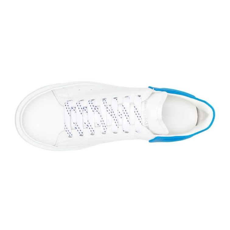 Alexander McQueen Oversized Sneaker 'White Electric Blue' 625156WHXMT8986 #