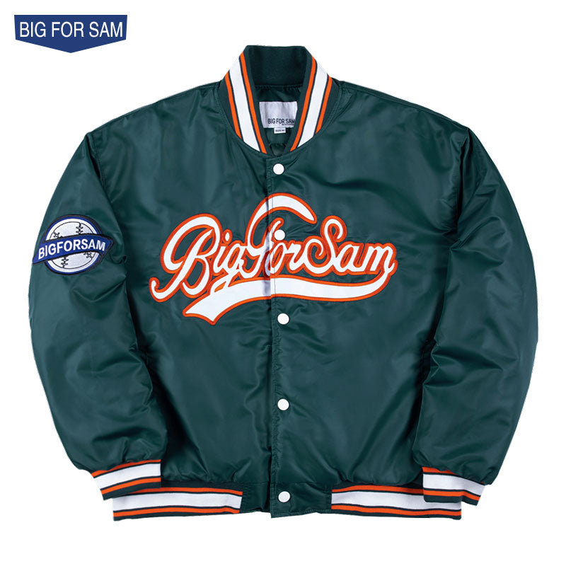 Big for Sam Spring and Autumn Loose Embroidered Baseball