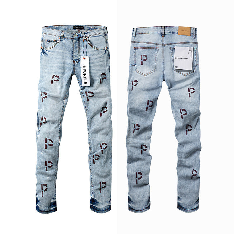 Purple Brand Denim American High Street Straight-leg Denim