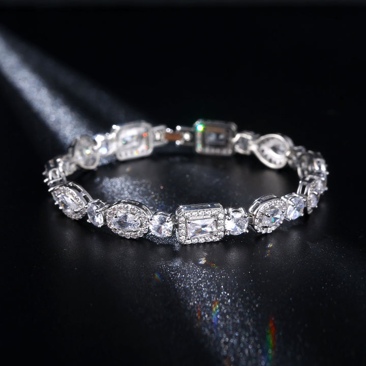 European and American-Style Square Crystal Zircon Counter