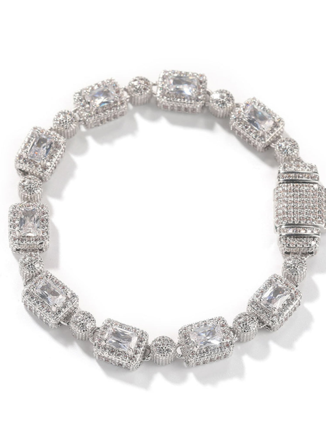 Ice Fashion Pink Hip Hop Men and Women Full Rhinestone Zircon