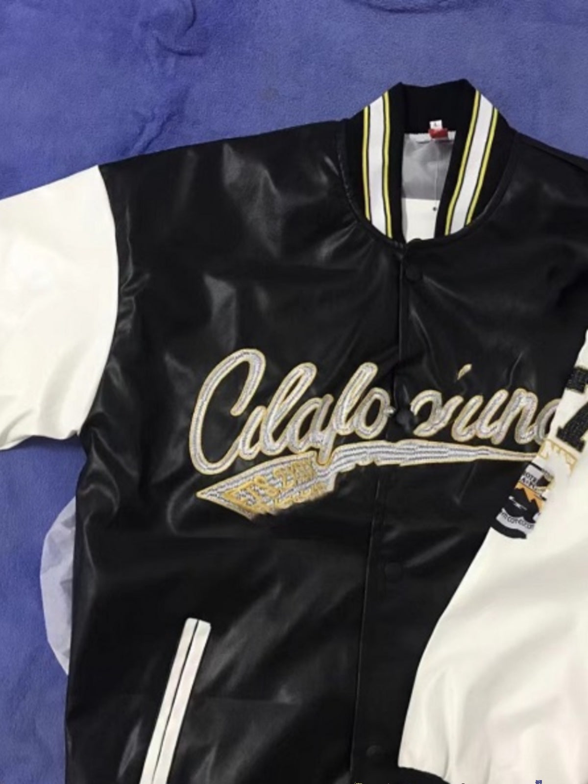 Leather Pilot Baseball Jacket Couple Coat Baseball Clothing Jacket Outwear Men and Women