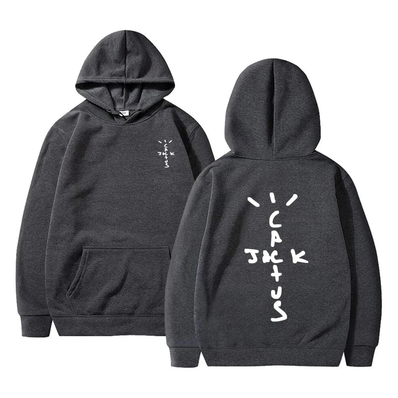 2025 Hip Hop Hoodies Cactus Jack Swag Women And Men Hooded Sweatshirt Casual Pullover Oversized Hoodies