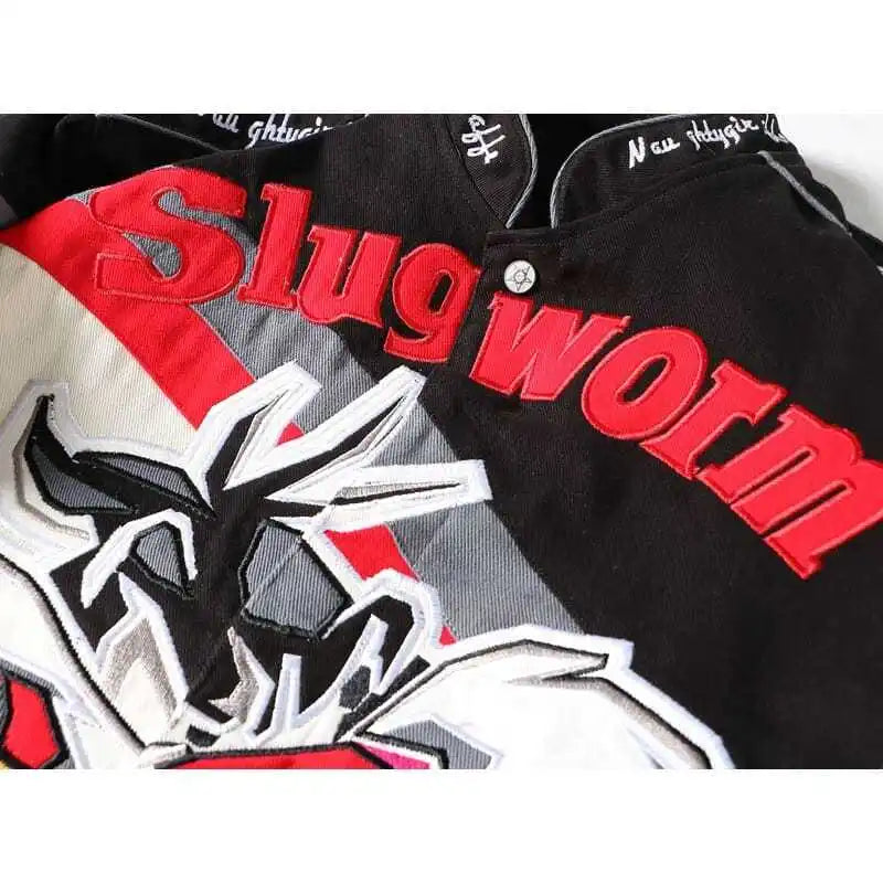 High Street Jacket Men Workwear Pure Cotton Zipper Long Sleeve Stand Collar