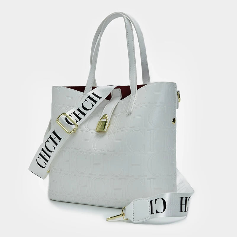 CH Classic Large Capacity Brand Shoulder Bag Letter Shoulder Strap Design Trendy Fashion Elegant Niche Crossbody Bag