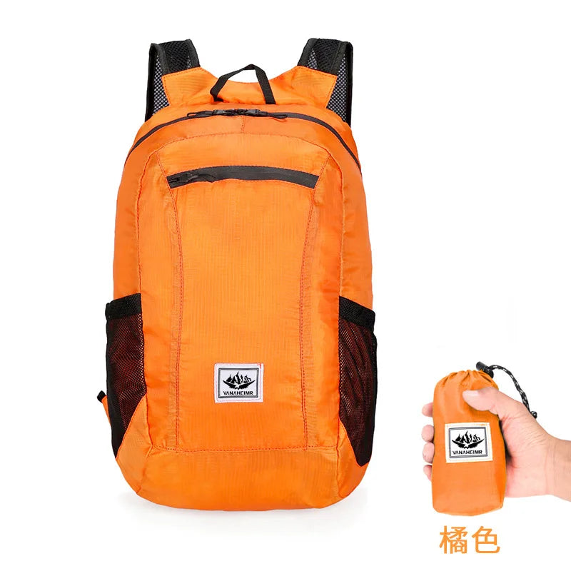 Outdoor waterproof large capacity  Travel Sports Backpack  Neutral style