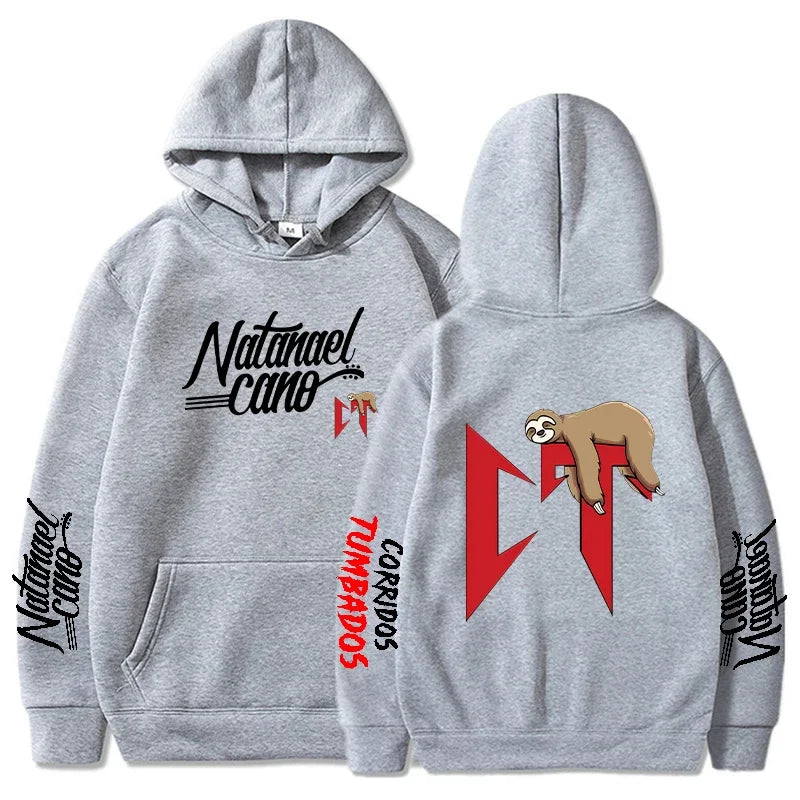 Natanael Cano Hoodies Men And Women Fashion Corridos Tumbados Long Sleeve Sweatshirts