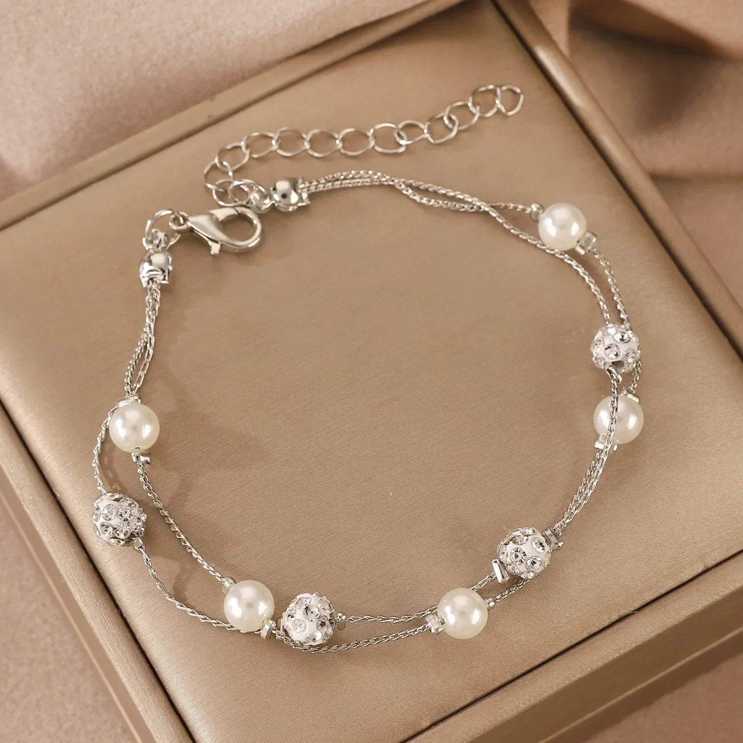 4Pcs/Set Fashion Snake Green Metal Bracelet For Women