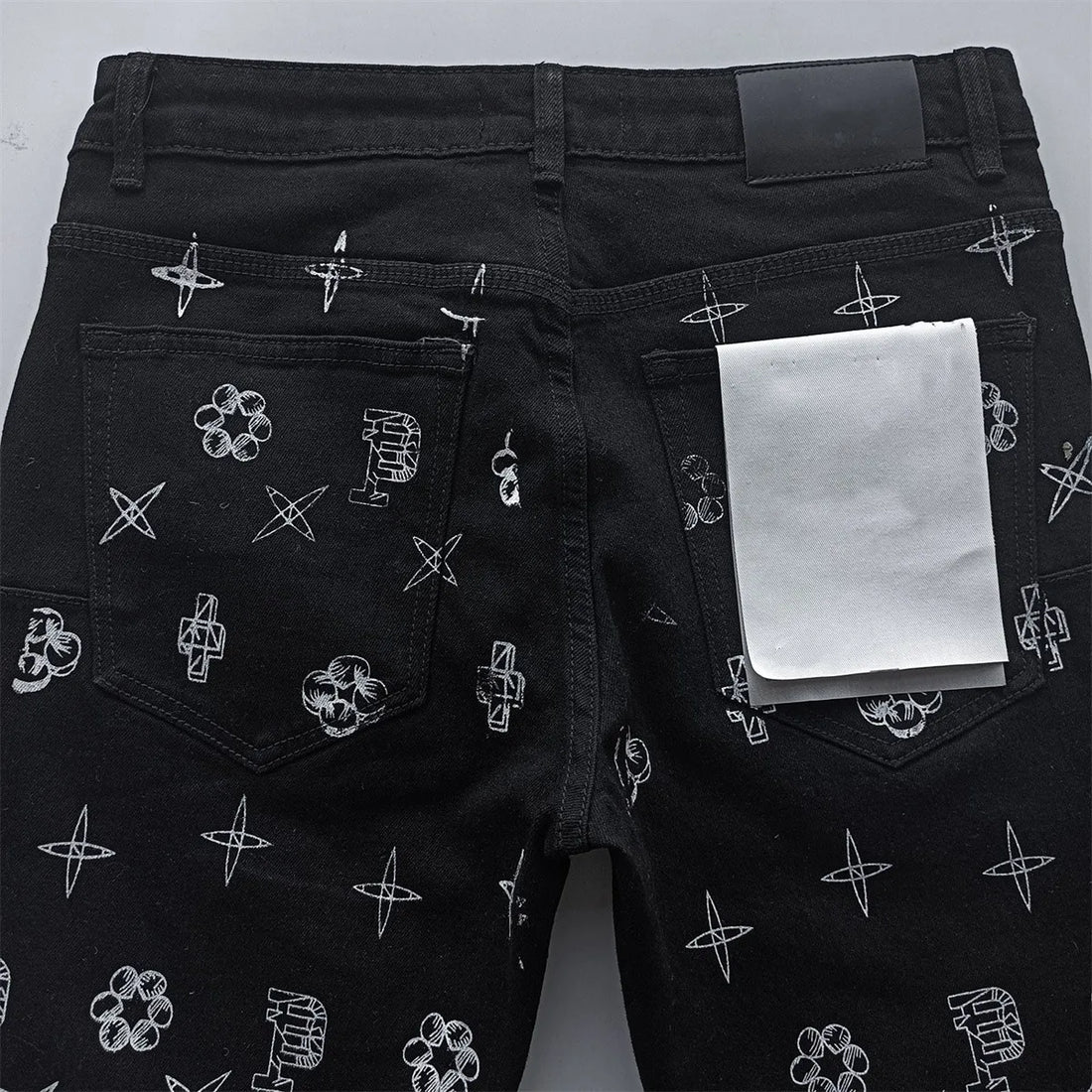 New Purples jeans Men High street Retro Fashion Skinny pants Trousers