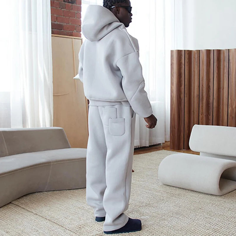 Autumn New Fashion Casual Loose Street Men Hoodies Pants Hip Hop Sweatshirt Tops Sports Trousers