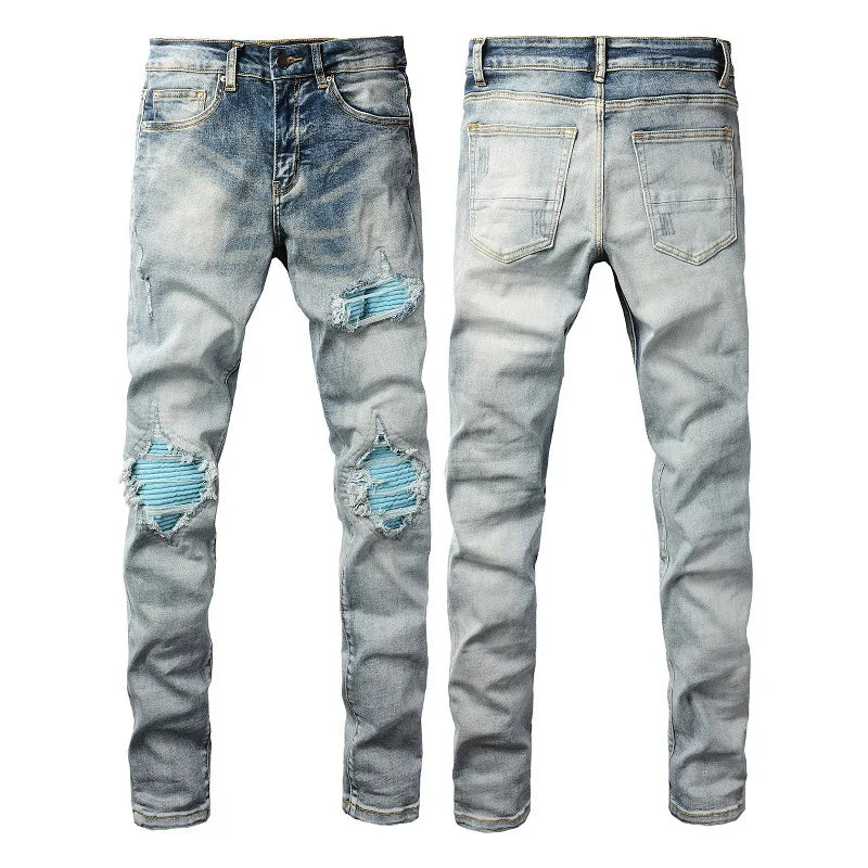 High Street European and American Streetwear Designer Jeans