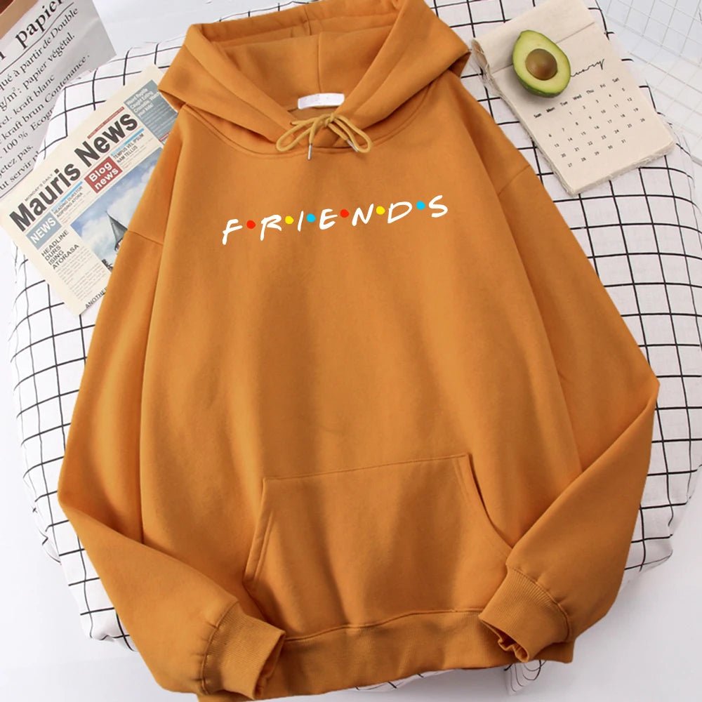 Sweatshirt Simple Crewneck Hooded Street Oversize Autumn Men's Clothes