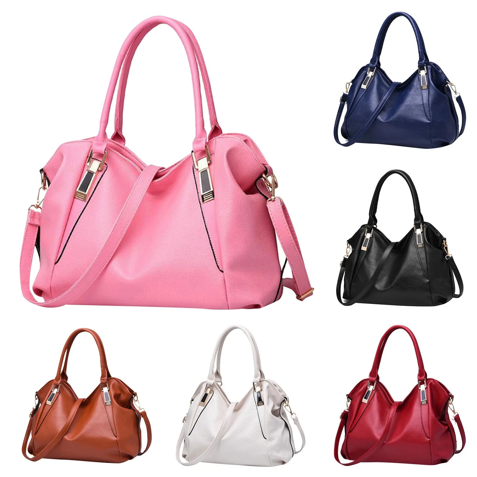 Soft Leather Designer Handbag Shoulder Crossbody Bag Women'S