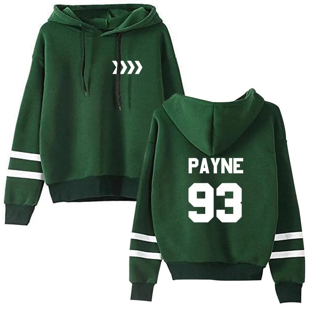 2025 hip hop Liam Payne Tribute Hooded rap Payne 93 hooded Long Sleeve  Pocketless Sweatshirt Men Women Pullover