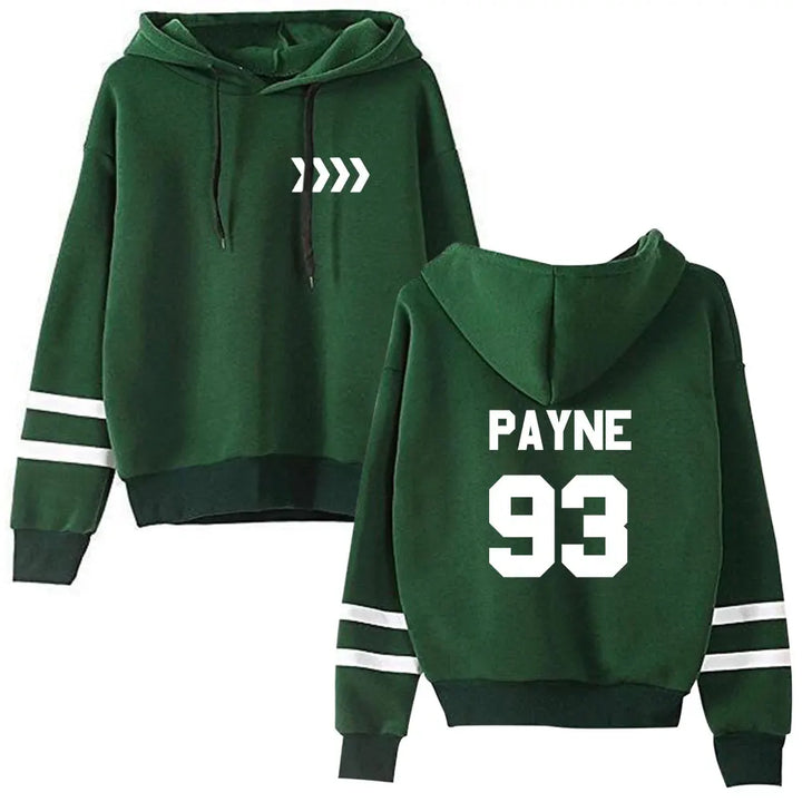 2025 hip hop Liam Payne Tribute Hooded rap Payne 93 hooded Long Sleeve  Pocketless Sweatshirt Men Women Pullover
