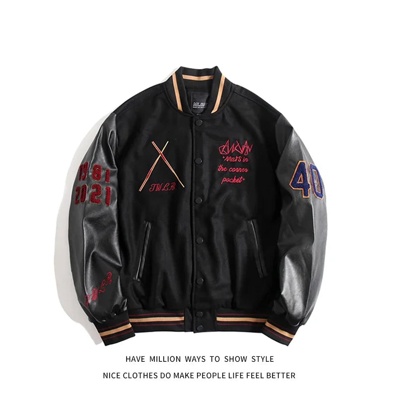 Varsity Jacket Unisex Letterman Chic