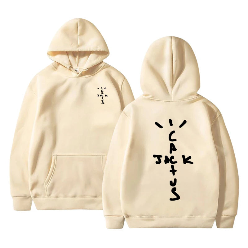 2025 Hip Hop Hoodies Cactus Jack Swag Women And Men Hooded Sweatshirt Casual Pullover Oversized Hoodies