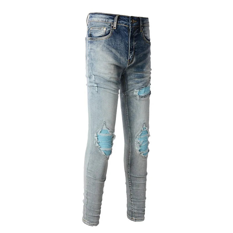 High Street European and American Streetwear Designer Jeans
