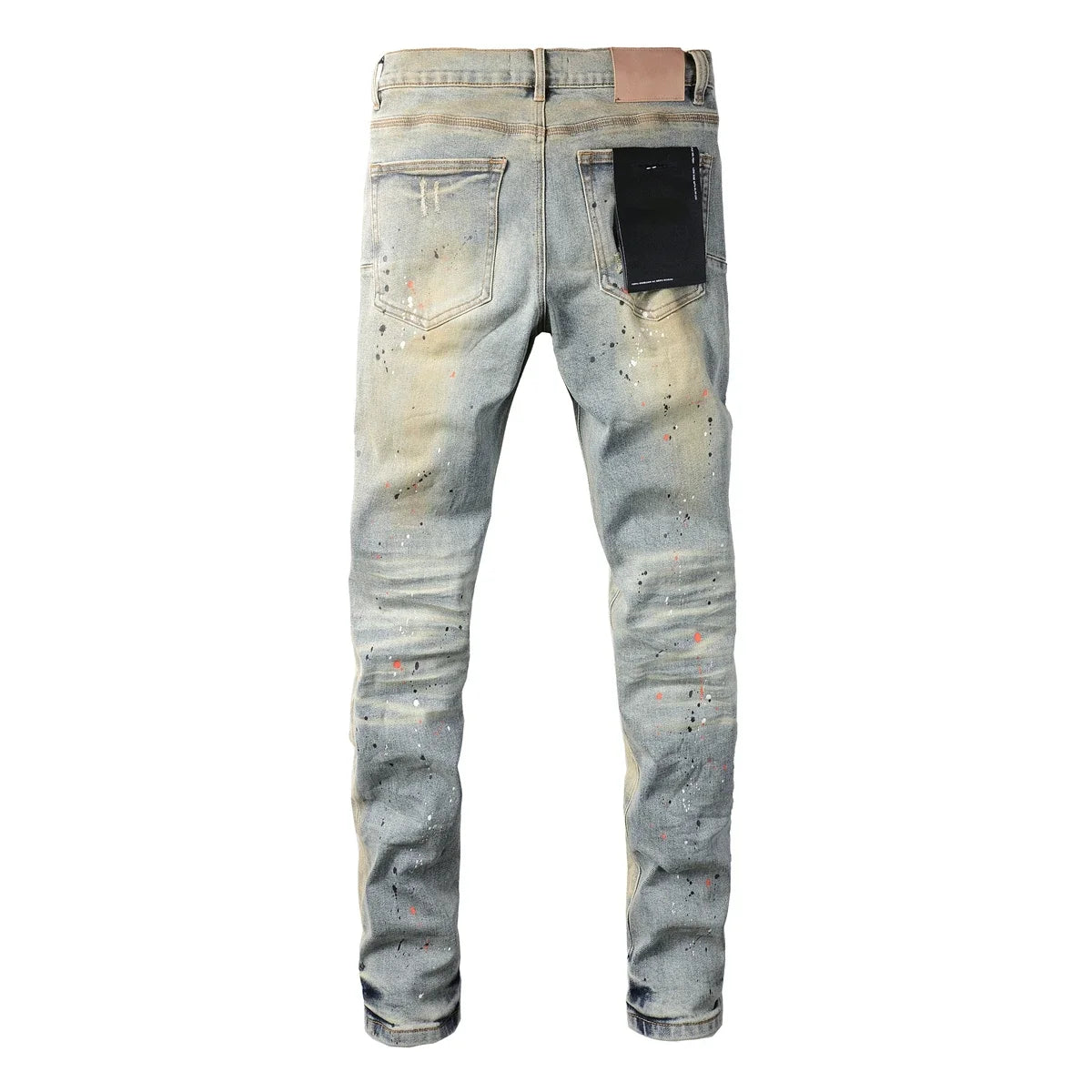 New Purples 2025 Men jeans with top street distressed Skinny Denim brands pants