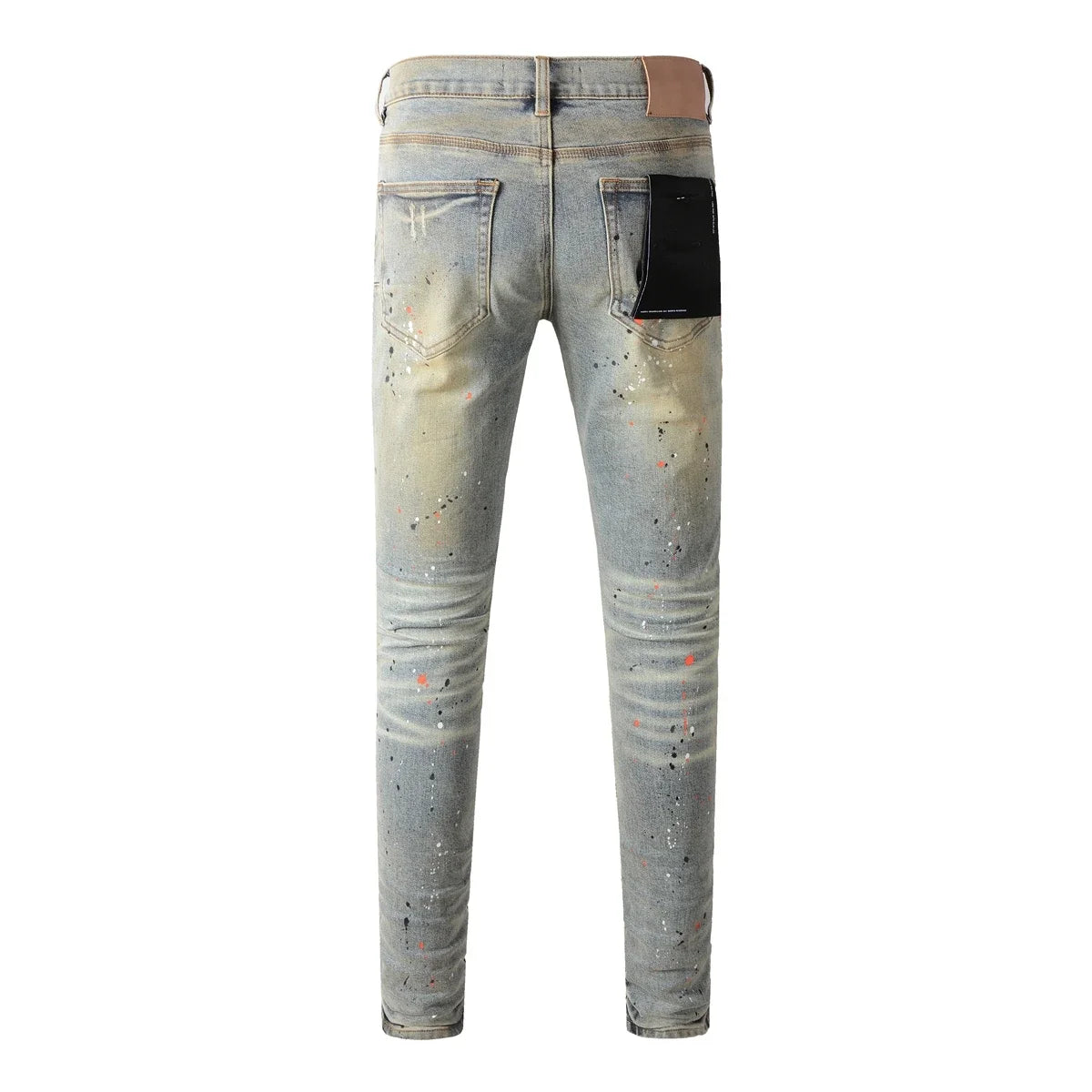 New Purples 2025 Men jeans with top street distressed Skinny Denim brands pants