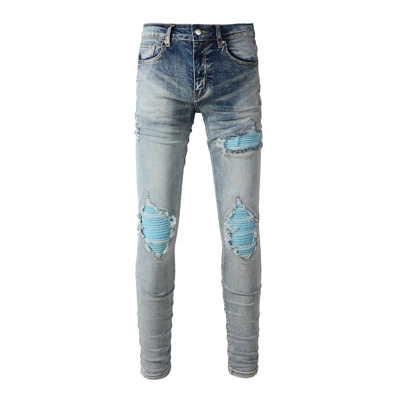 High Street European and American Streetwear Designer Jeans