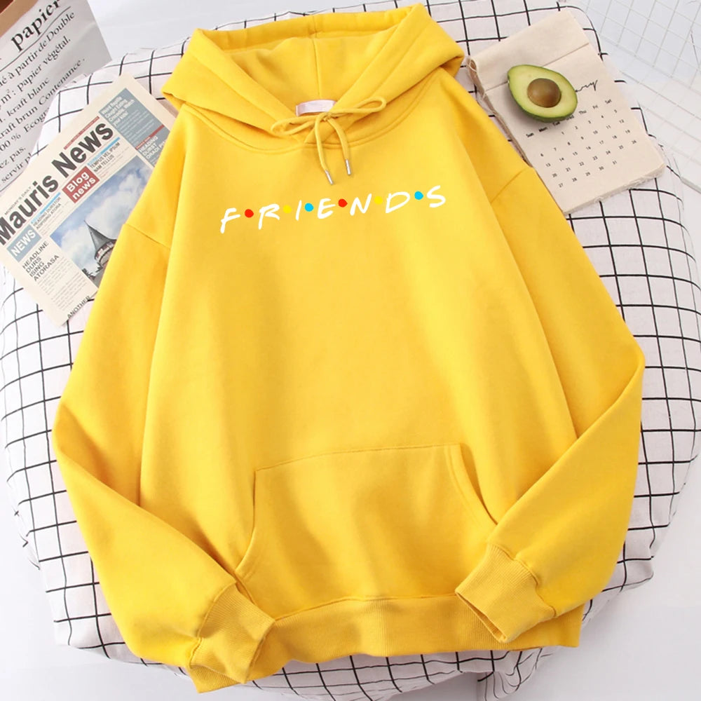 Sweatshirt Simple Crewneck Hooded Street Oversize Autumn Men's Clothes