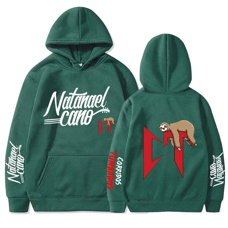 Natanael Cano Hoodies Men And Women Fashion Corridos Tumbados Long Sleeve Sweatshirts