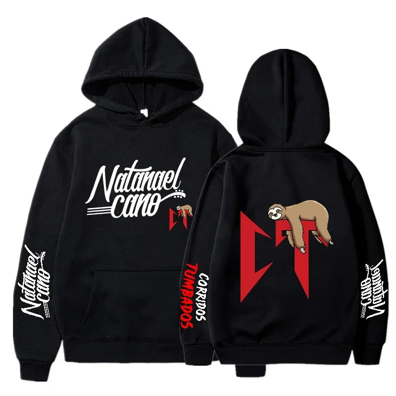 Natanael Cano Hoodies Men And Women Fashion Corridos Tumbados Long Sleeve Sweatshirts