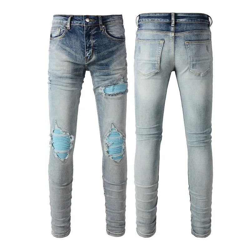 High Street European and American Streetwear Designer Jeans