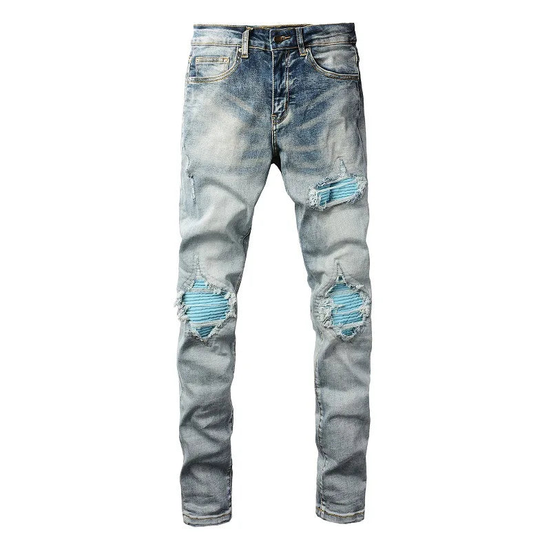 High Street European and American Streetwear Designer Jeans