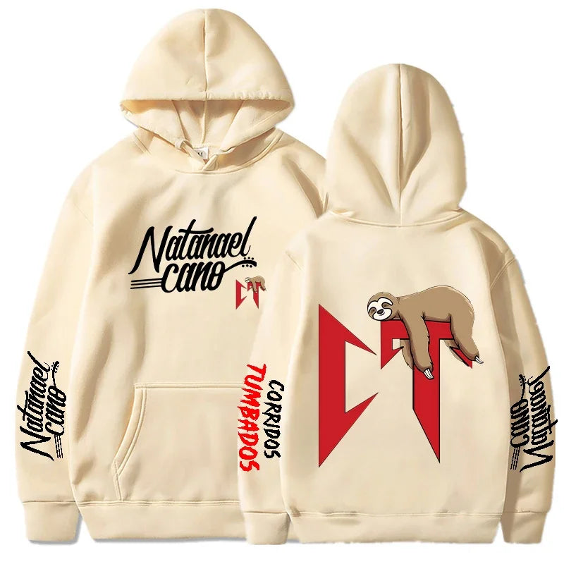 Natanael Cano Hoodies Men And Women Fashion Corridos Tumbados Long Sleeve Sweatshirts