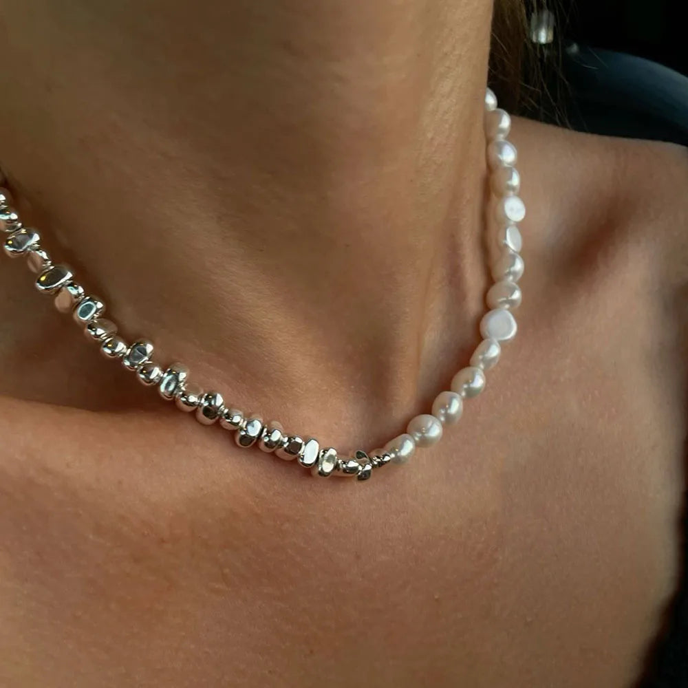 Chain Heart Pendant Necklace For Women Choker Dinner Party