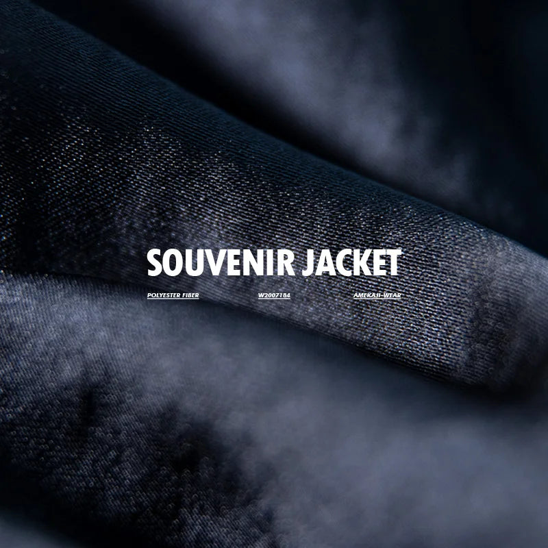 Maden Retro Reversible Jacket Tiger  Men's Spring and Fall Trendy Patchwork Outwear