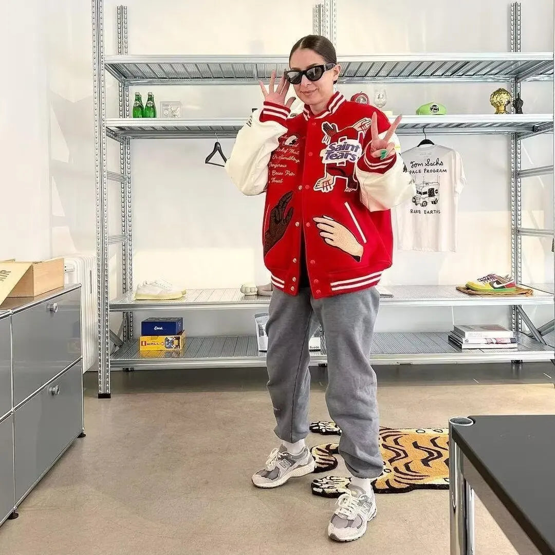 Men And Women Jacket Casual Spring Women Baseball Jacket