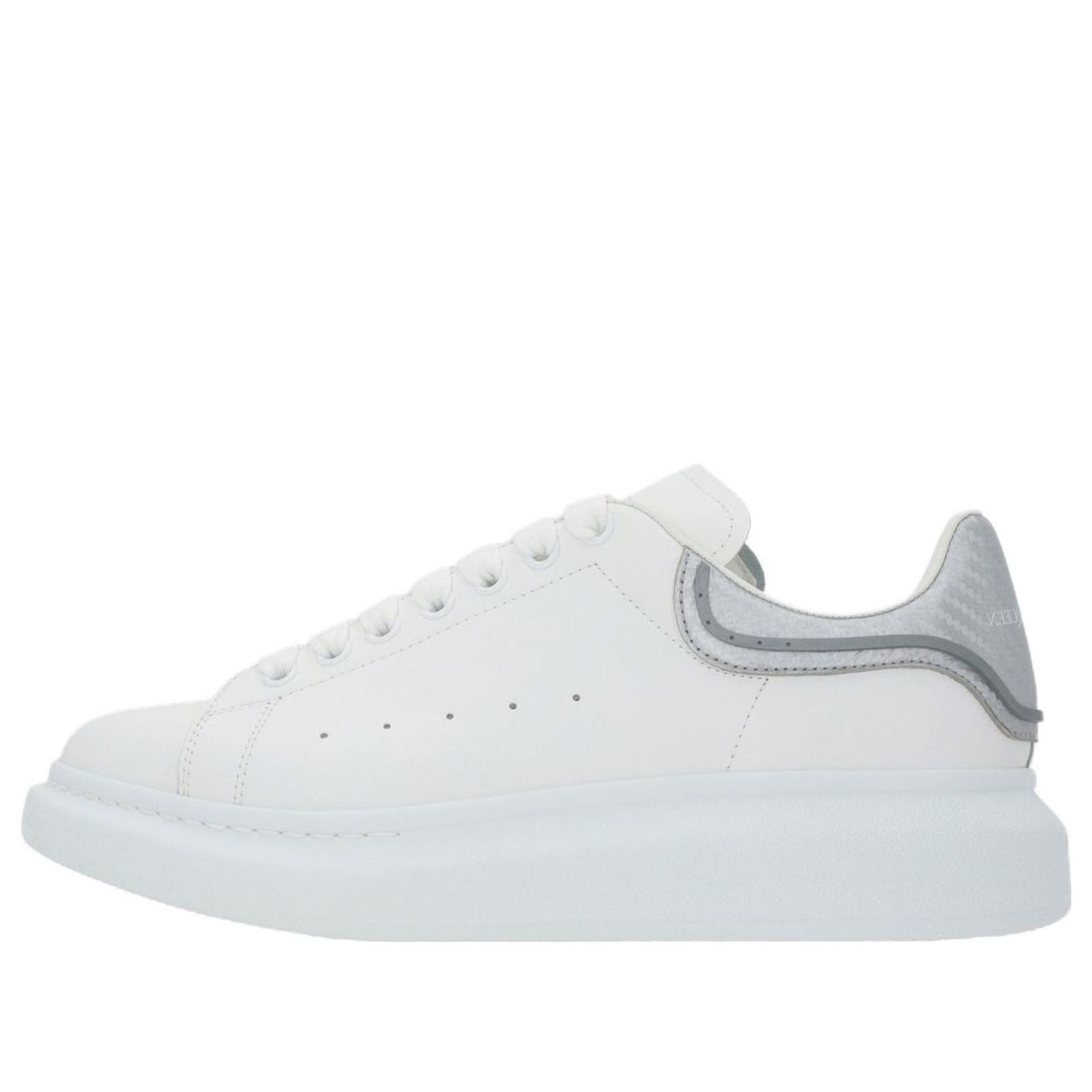 Alexander McQueen Oversized Low-Top Sneakers 'White Silver' 735770WICYU9071 #